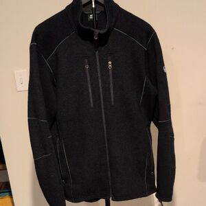 KUHL Black Full-Zip Fleece Jacket